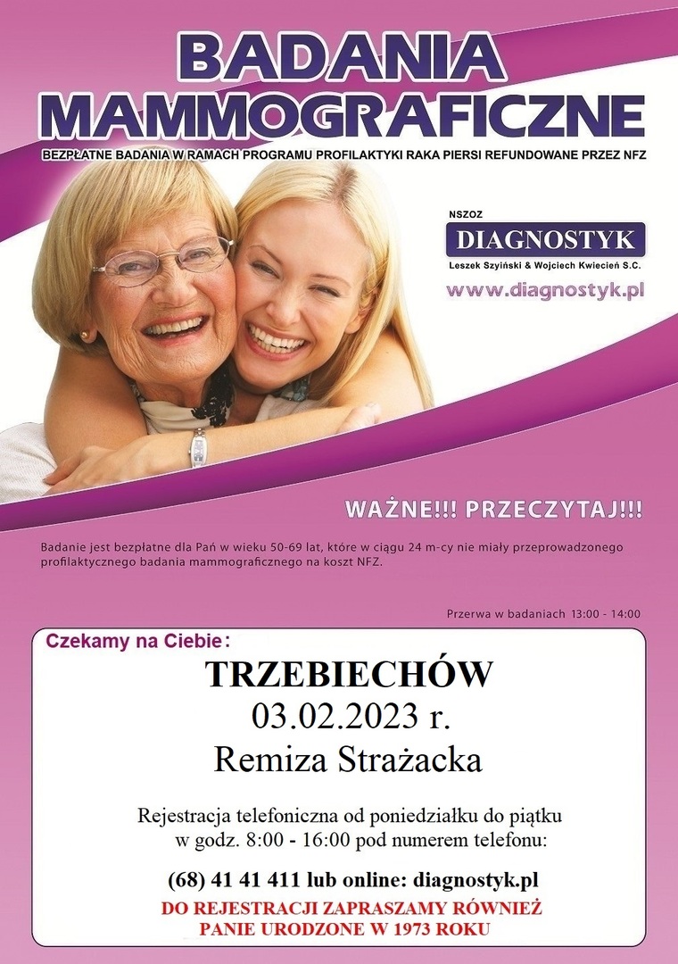 BADANIA MAMMOGRAFICZNE