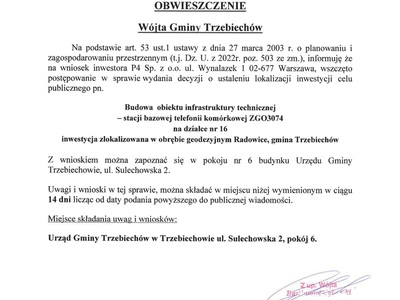 Obwieszczenie GG.6733.7.2022