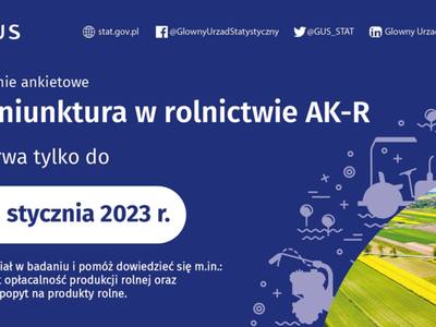 Badanie Koniunktury w Rolnictwie (ankieta AK-R)