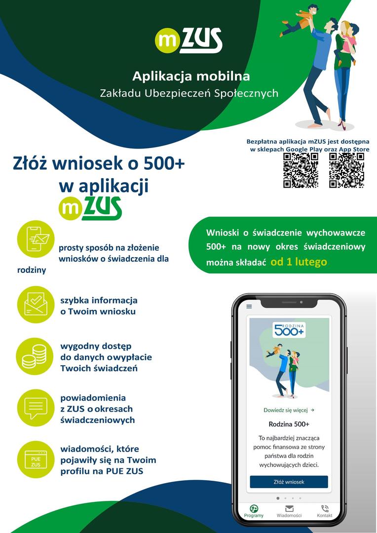 Aplikacja mobilna mZUS