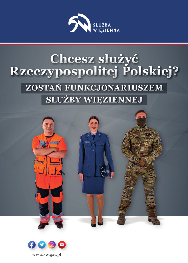 DOŁĄCZ DO NAS - zostań funkcjonariuszem Służby Więziennej