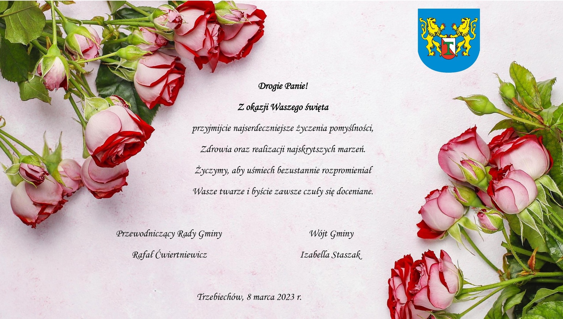 Życzenia z okazji Dnia Kobiet