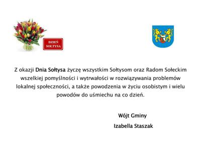 Życzenia z Okazji Dnia Sołtysa