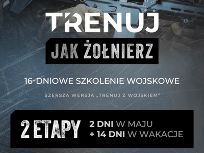 „Trenuj jak żołnierz” – nowe szkolenie dla ochotników