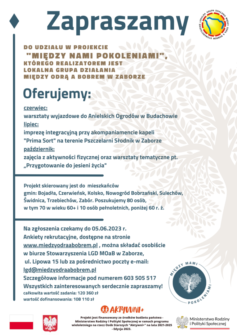 PROJEKT pt. "MIĘDZY NAMI POKOLENIAMI"