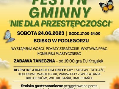 Festyn Gminny „Nie dla przestępczości”