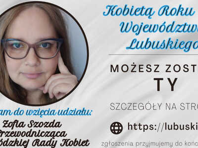 Konkurs - Kobieta Roku 2023 Województwa Lubuskiego