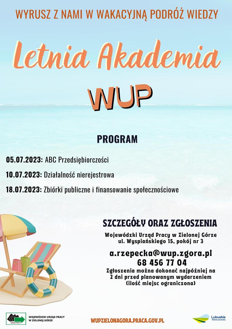 
Bezpłatne szkolenia w Wojewódzkim Urzędzie Pracy
