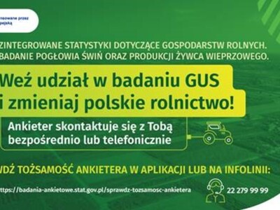 Badanie Zintegrowane statystyki dotyczące gospodarstw rolnych...
