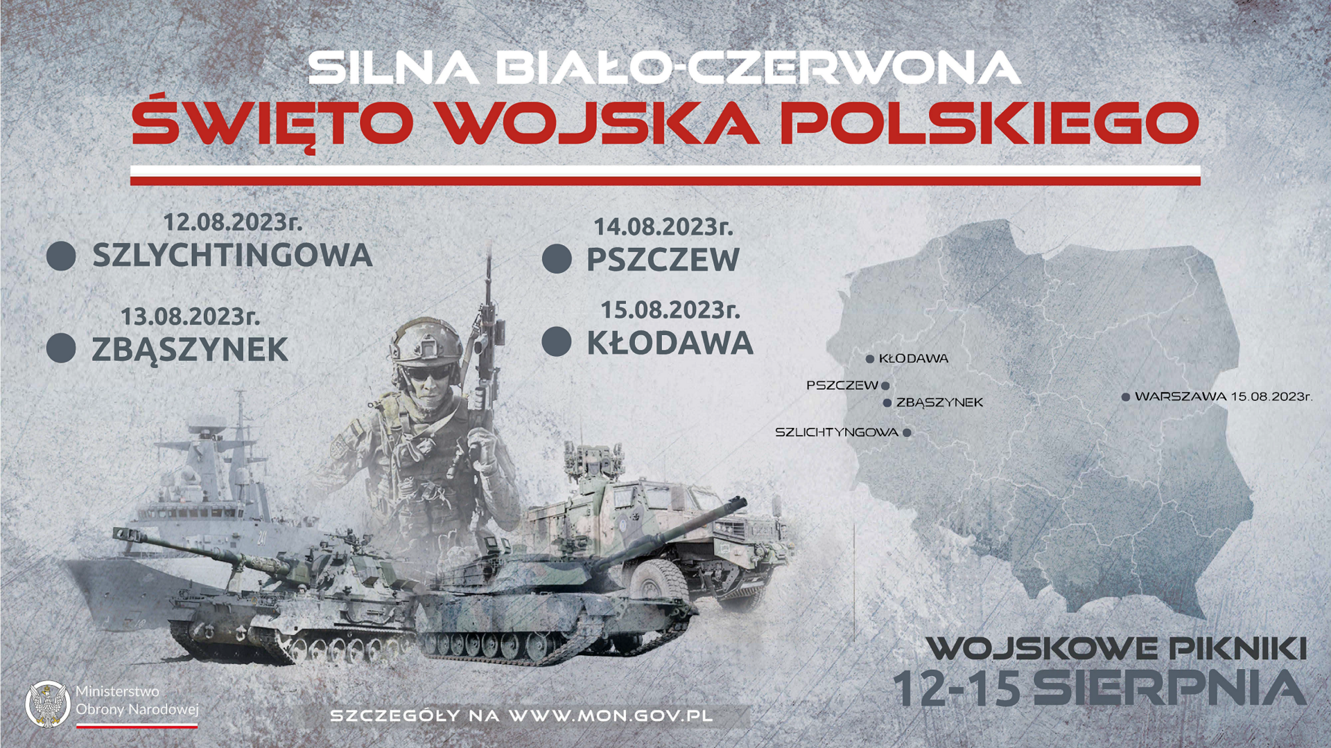 
Święto Wojska Polskiego „Silna Biało-Czerwona"

