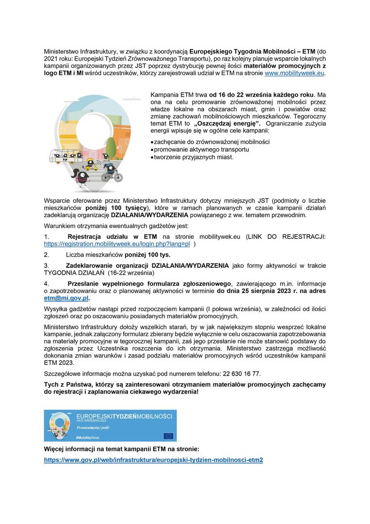 
Europejski Tydzień Mobilności
