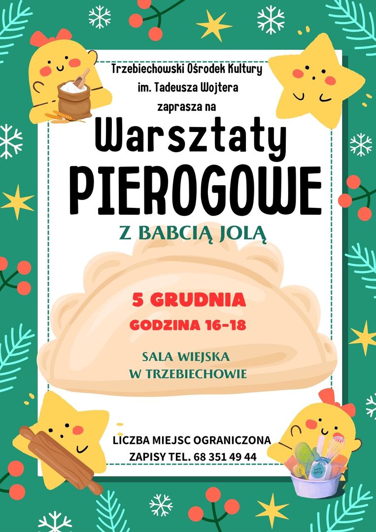 Warsztaty Pierogowe z BABCIĄ JOLĄ