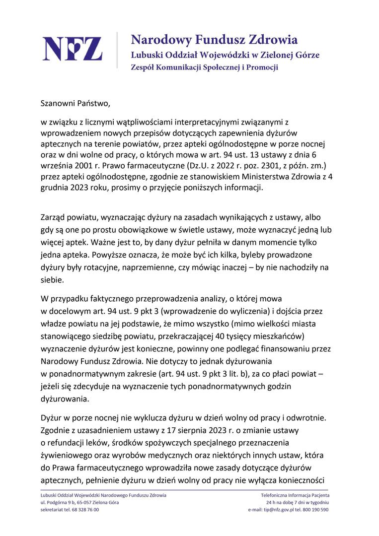 Dyżury apteczne