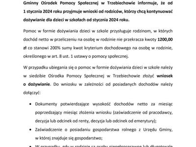 Posiłek w szkole i w domu