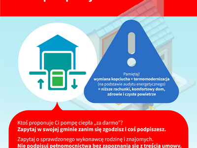 OSTRZEŻENIE DLA WNIOSKODAWCÓW I BENEFICJENTÓW PROGRAMU „CZYSTE POWIETRZE”