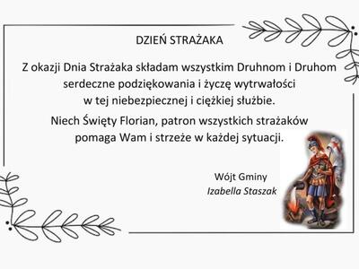 Życzenia z okazji Dnia Strażaka