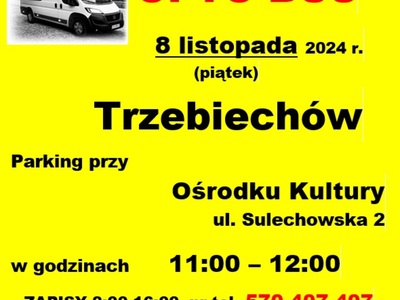 Zapraszamy na bezpłatne badanie wzroku "OPTO - BUS"