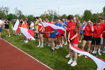 Bieg sztafetowy młodzieży