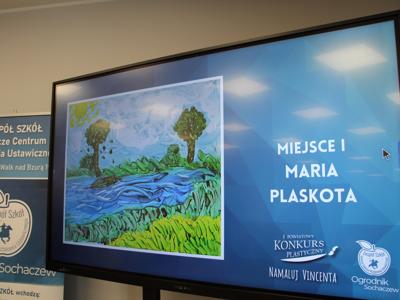 finał powiatowego konkursu plastycznego Namaluj Vincenta