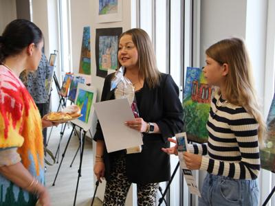 finał powiatowego konkursu plastycznego Namaluj Vincenta