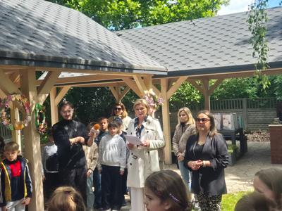 rozdanie nagród w konkursie w plenerze