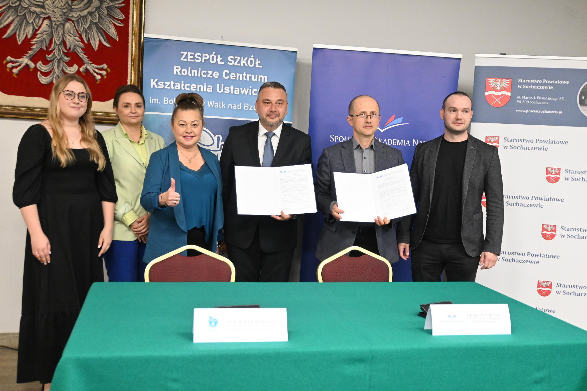 podpisanie porozumienia uczelni z ZS RCKU