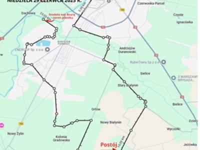 mapa trasa rajdu