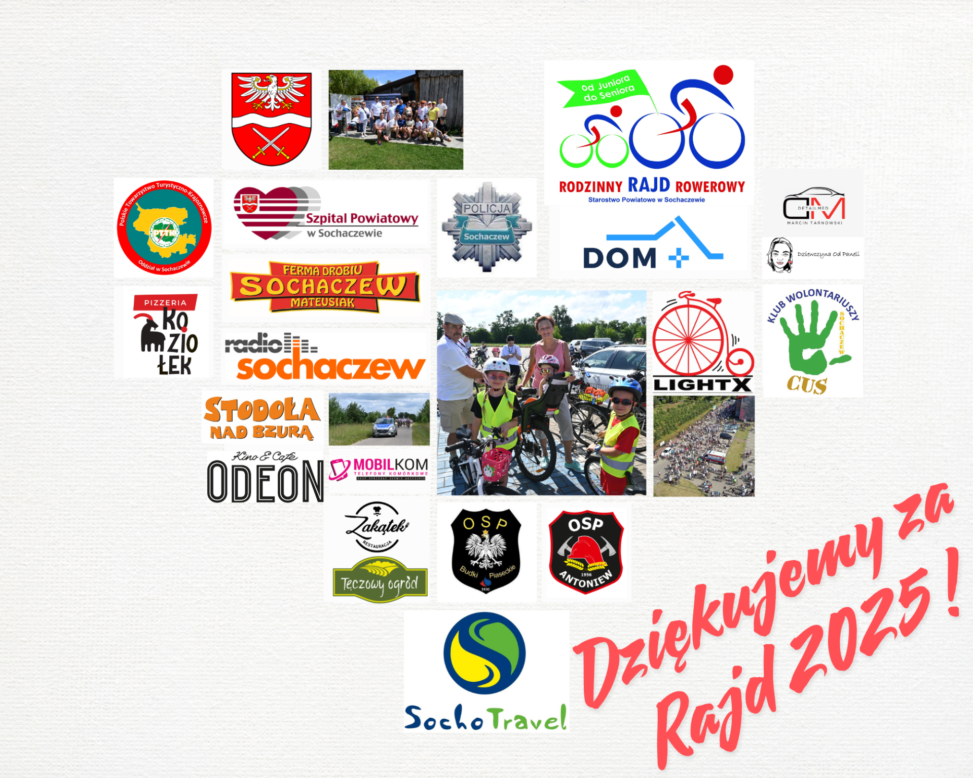 Grafika z logami firm - podziękowanie