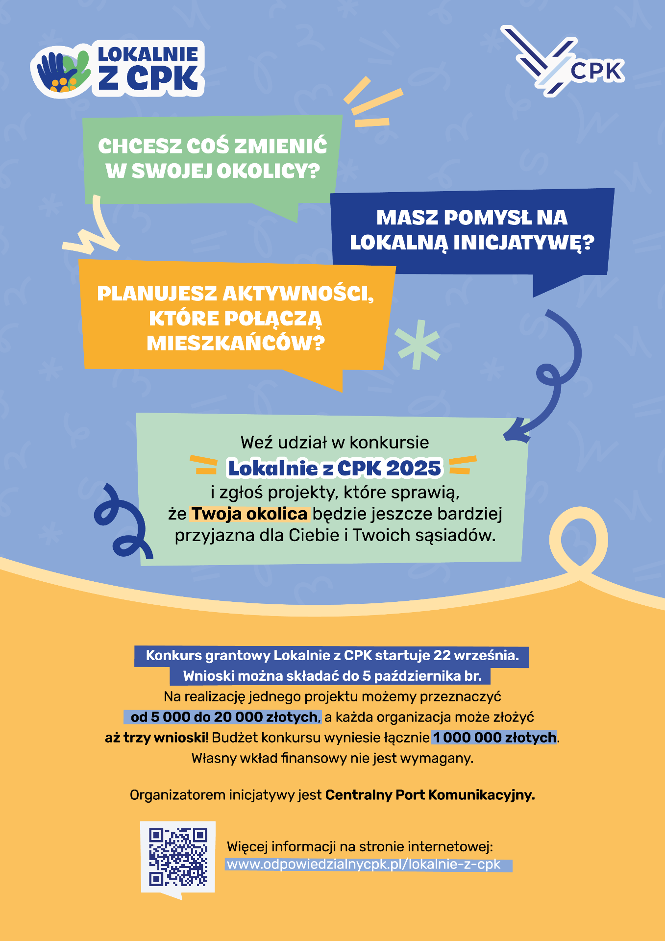 Plakat promujący konkurs