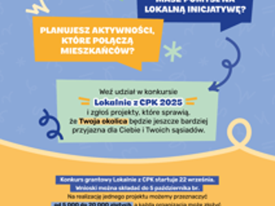 Plakat promujący konkurs