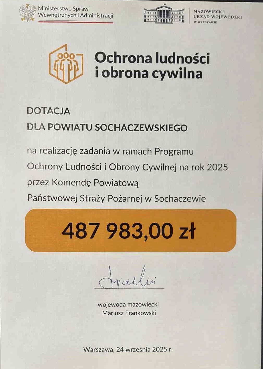 dokument przekazujący