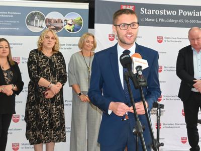 Remont kolejnego odcinka drogi Ruszki–Rybno
