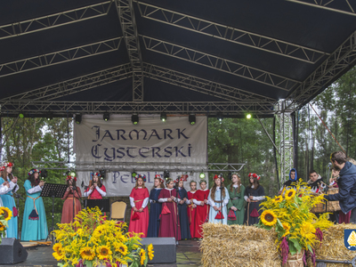 Zdjęcie z  XX Jarmarku Cysterskiego w Pelplinie 2021