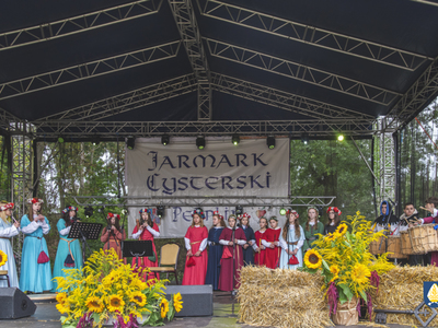 Zdjęcie z  XX Jarmarku Cysterskiego w Pelplinie 2021