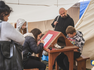 Zdjęcie z  XX Jarmarku Cysterskiego w Pelplinie 2021