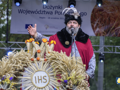 Zdjęcie z Dożynek Województwa Pomorskiego 2021 w Pelplinie