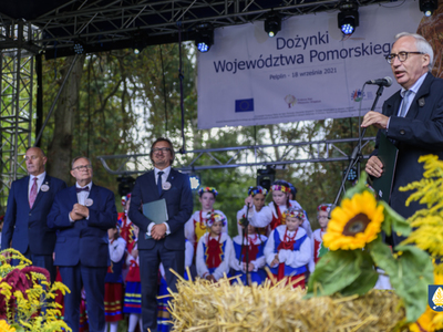 Zdjęcie z Dożynek Województwa Pomorskiego 2021 w Pelplinie