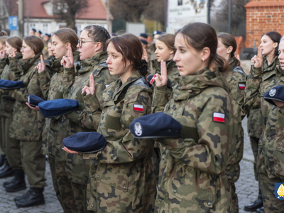 Zdjęcie z uroczystości ślubowania