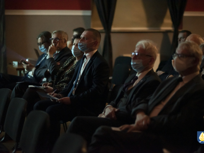 Zdjęcie z uroczystości w Miejskim Ośrodku Kultury