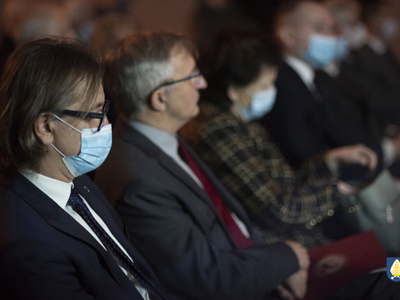 Zdjęcie z uroczystości w Miejskim Ośrodku Kultury