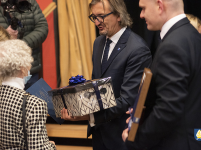 Zdjęcie z uroczystości w Miejskim Ośrodku Kultury