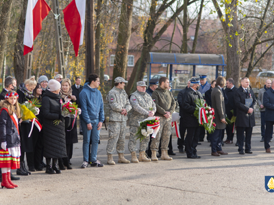 Zdjęcie z uroczystości Święta Niepodległości
