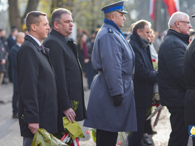Zdjęcie z uroczystości Święta Niepodległości