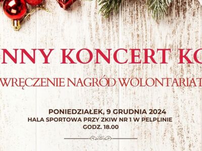 Gminny Koncert Kolęd i Wręczenie Nagród Wolontariatu!