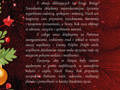 Życzenia Bożonarodzeniowe 2024