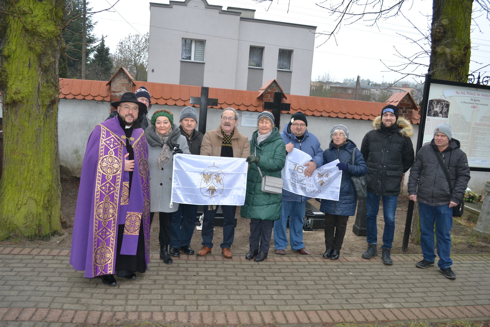 zdjęcie z obchodów 162. rocznicy powstania styczniowego