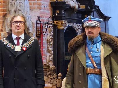 Zdjęcie z obchodów 105. rocznicy powrotu Pelplina do odrodzonej Polski