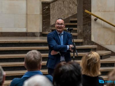Zdjęcie z wystawy Pelplińska Biblia Gutenberga w Muzeum Narodowym w Warszawie