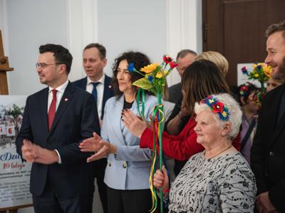 zdjęcie z wernisażu wystawy "Kociewiacy" w Sejmie RP
