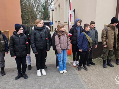 Zdjęcie z gry miejskiej „Wilczym Tropem" 2025